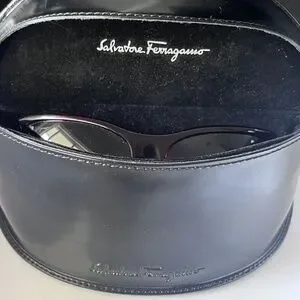 Ferragamo Women\'s Sunglasses Swarovski Crystal Flower oversized Burgundy 2144B Salvatore Ferragamo | Accessories | Ferragamo Womens  main image 4